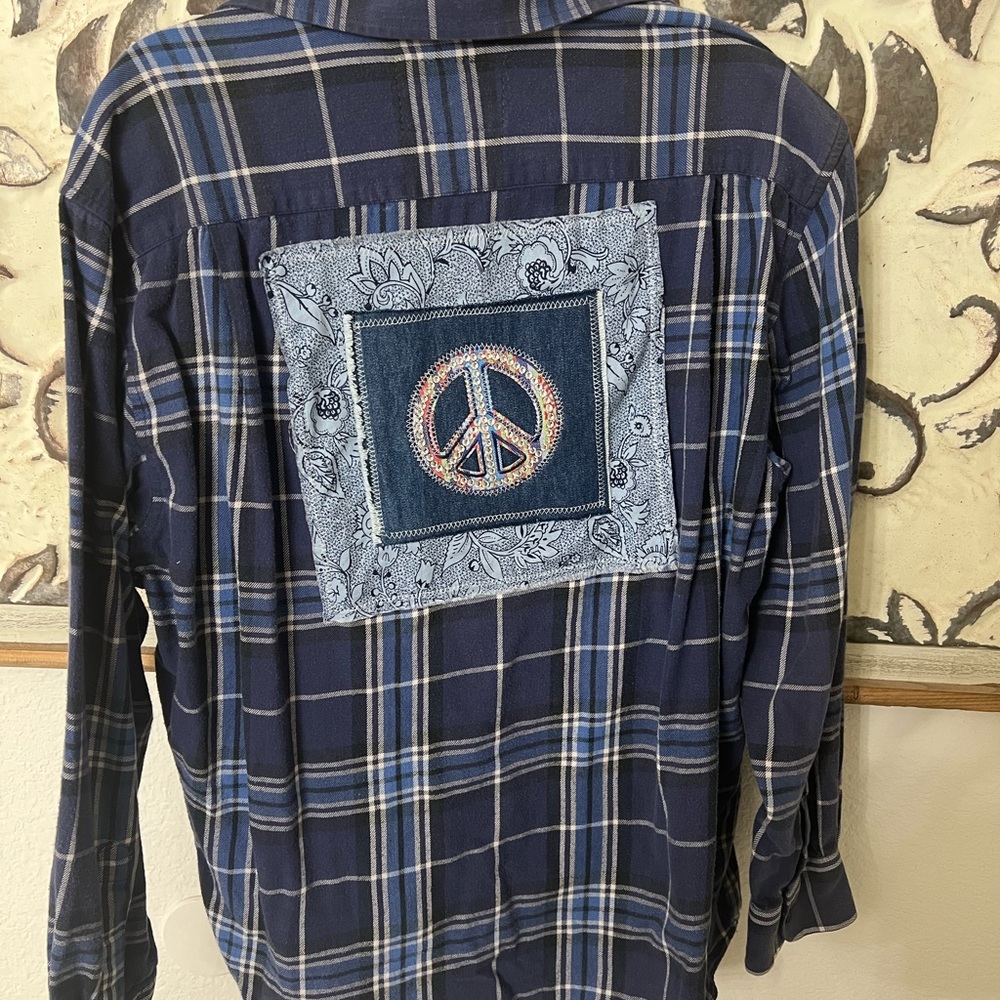 Women’s flannel button down